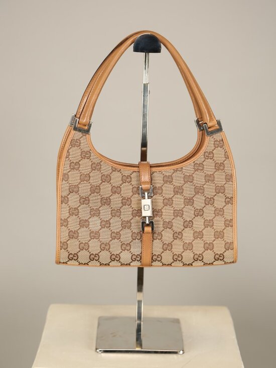 Gucci Handbags - GUCCI GG Jackie Canvas Bag